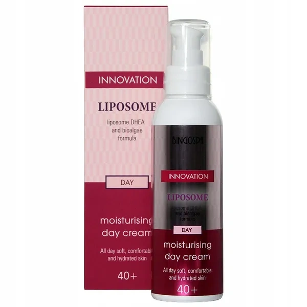BINGOSPA Innovation krem do twarzy nawilżający Liposome 40+ na dzień 135g