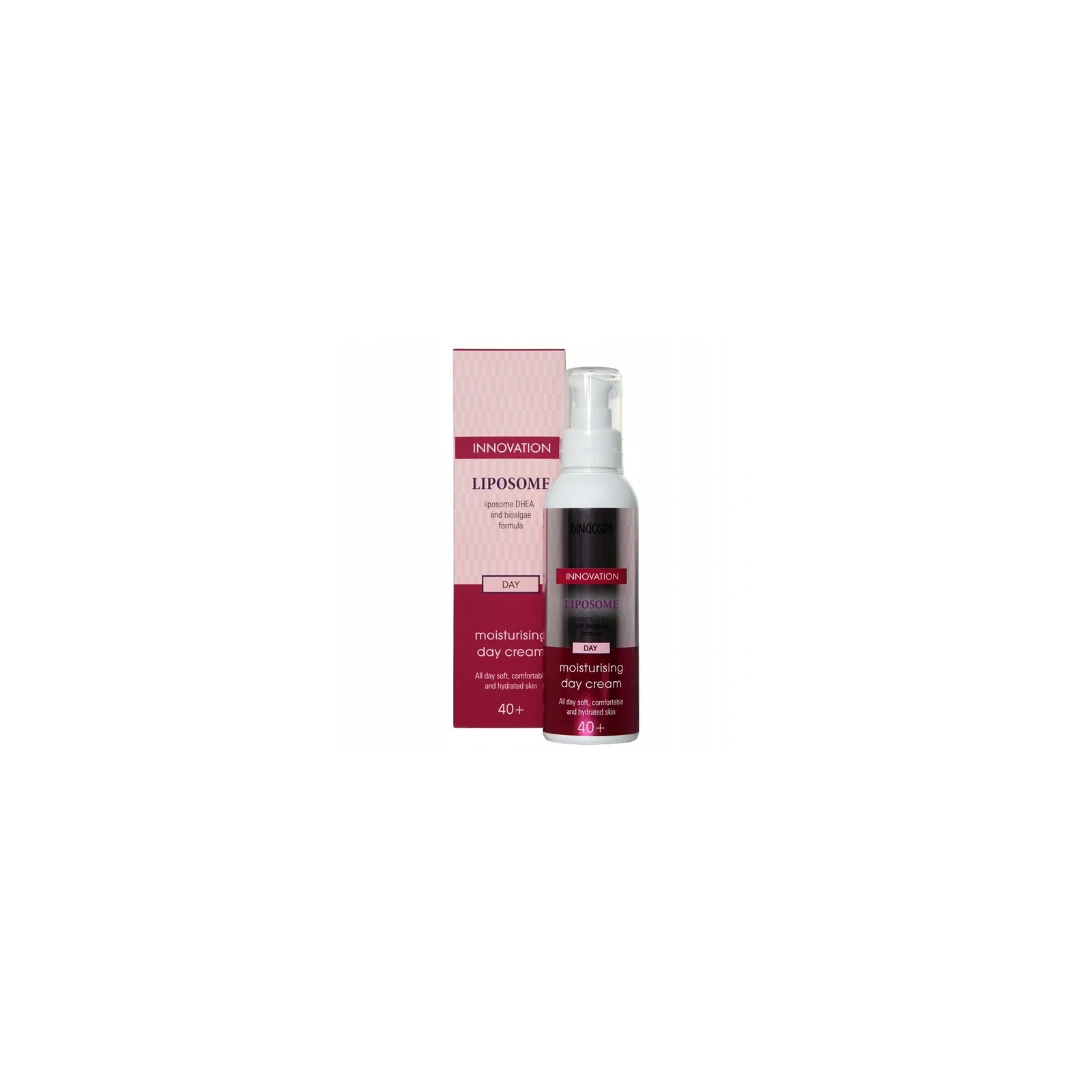 BINGOSPA Innovation krem do twarzy nawilżający Liposome 40+ na dzień 135g