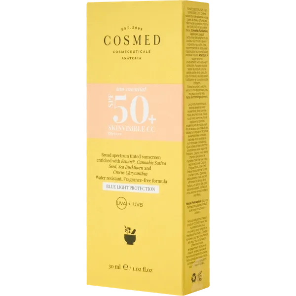 COSMED Sun Essential krem do twarzy Skinvisible CC SPF50+ 30ml