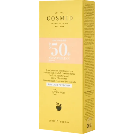 COSMED Sun Essential krem do twarzy Skinvisible CC SPF50+ 30ml