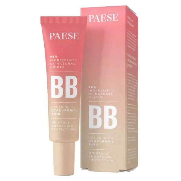 PAESE BB Cream krem do twarzy z kwasem hialuronowym 02N Beige 30ml