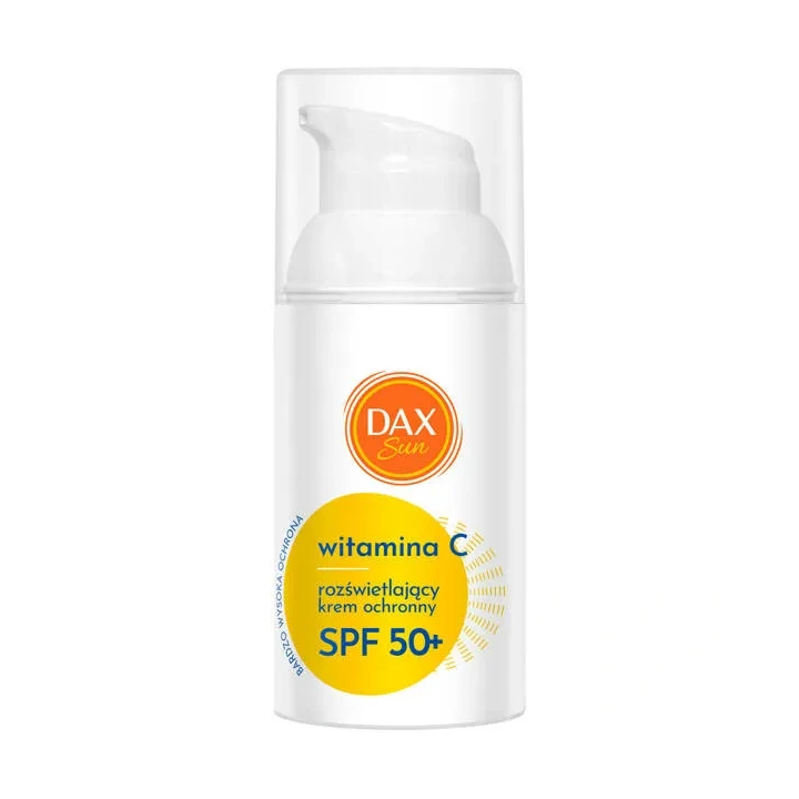 DAX Sun krem do twarzy ochronny, roświetlający z Witaminą C SPF50+ 30ml