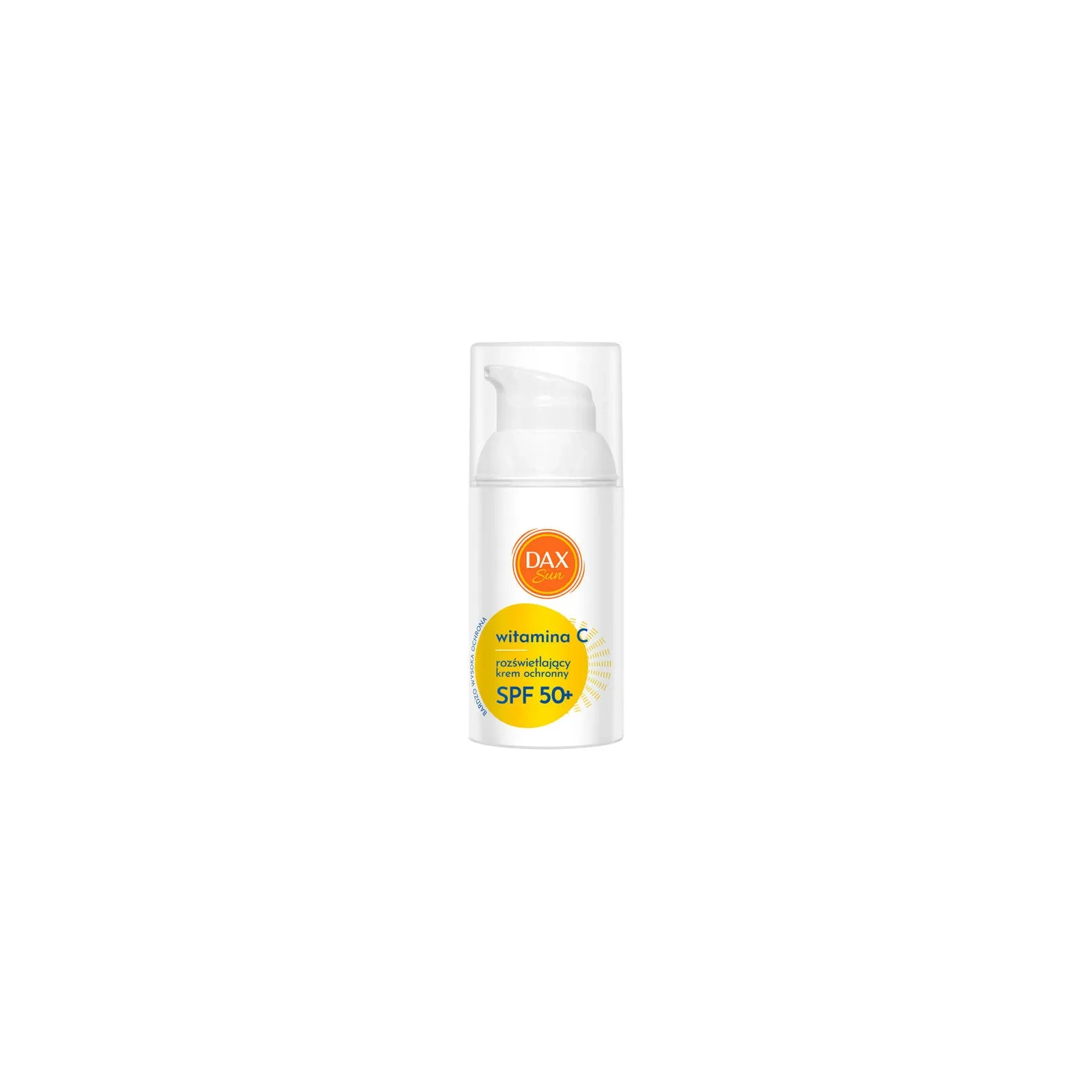 DAX Sun krem do twarzy ochronny, roświetlający z Witaminą C SPF50+ 30ml