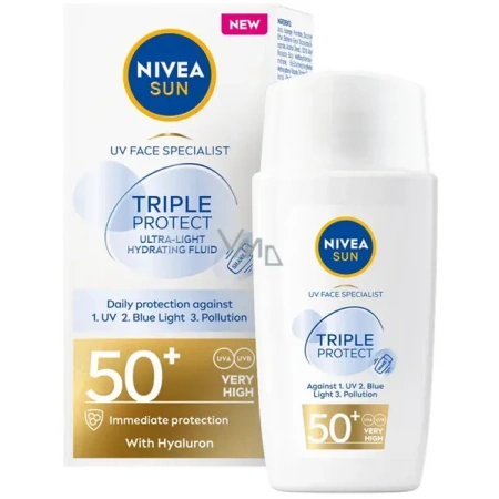 NIVEA Sun UV Face Specialist krem do twarzy 50+ Triple Protection 40ml