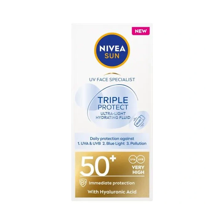 NIVEA Sun UV Face Specialist krem do twarzy 50+ Triple Protection 40ml