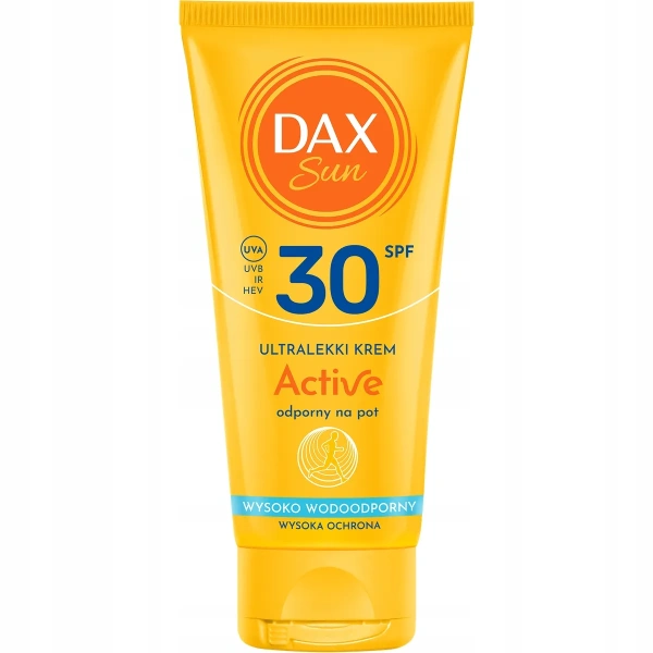 DAX Sun ultralekki krem do twarzy Active odporny na pot SPF30 50ml