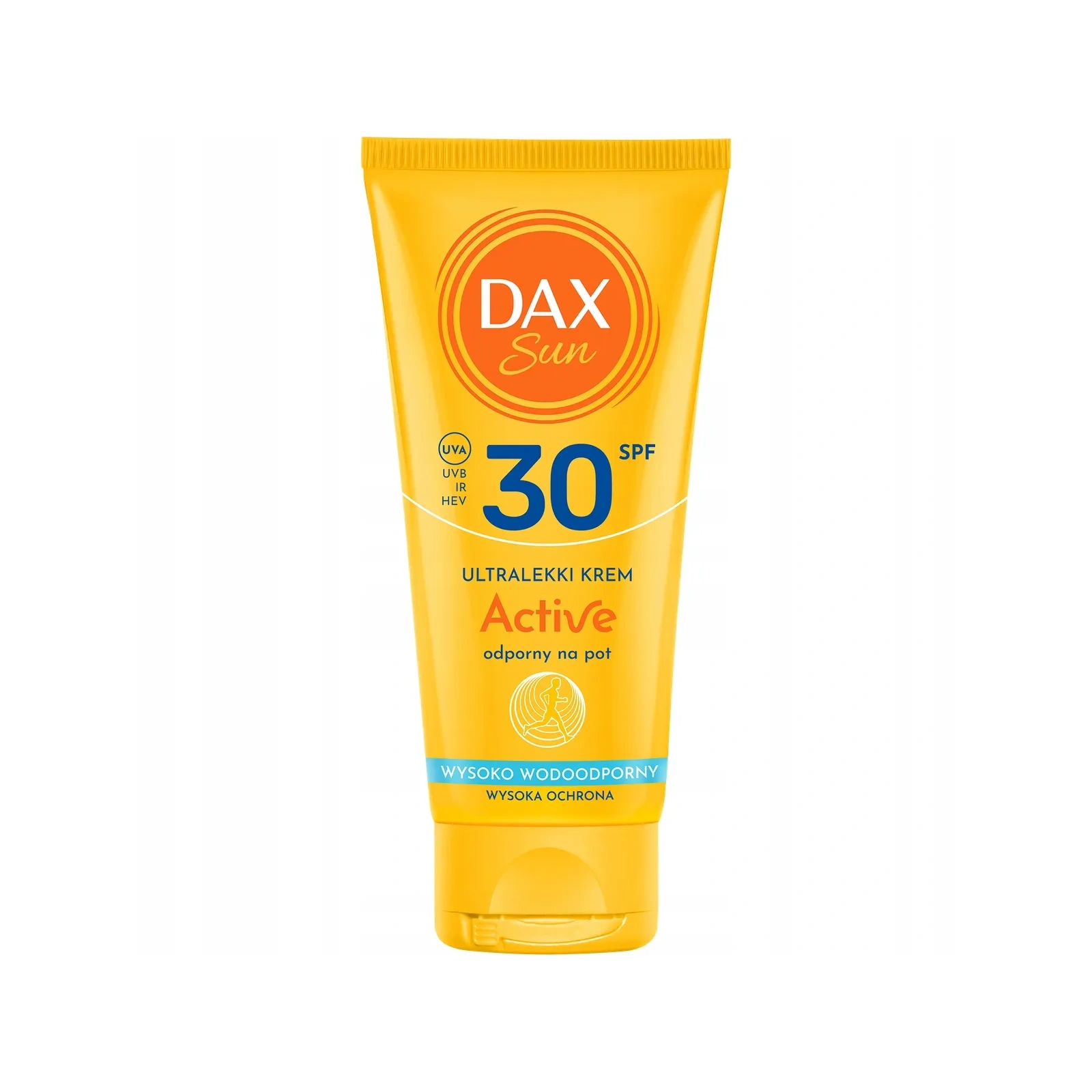 DAX Sun ultralekki krem do twarzy Active odporny na pot SPF30 50ml