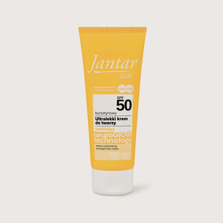 FARMONA Jantar Sun ultralekki krem do twarzy SPF50 50ml