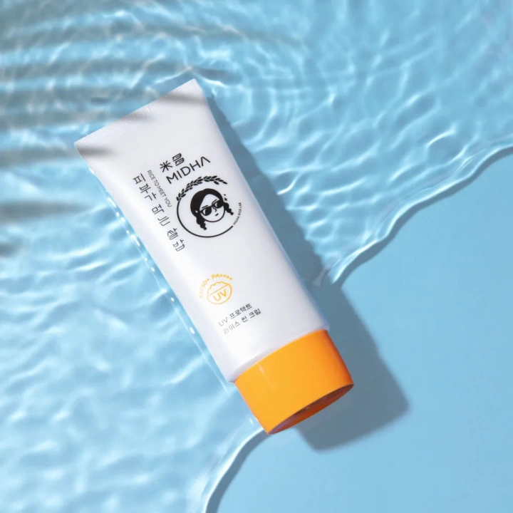 MIDHA Rice To Meet You krem do twarzy Ochronny z Ryżem SPF50 PA++++ 50ml