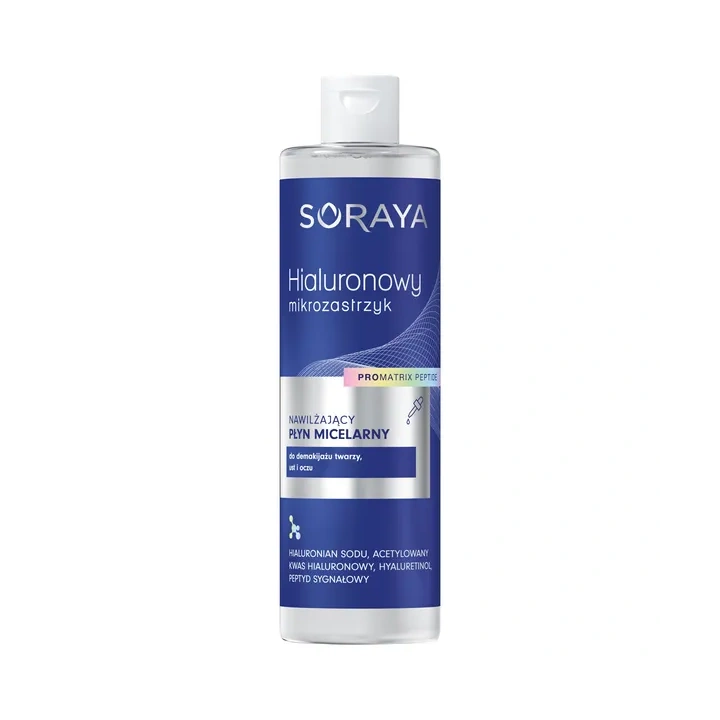 SORAYA Hialuronowy Mikrozastrzyk płyn micelarny do twarzy 400ml