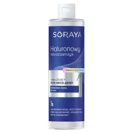 SORAYA Hialuronowy Mikrozastrzyk płyn micelarny do twarzy 400ml