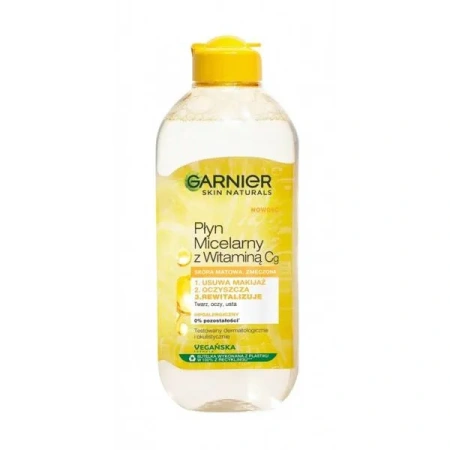 GARNIER Skin Naturals płyn micelarny z Witaminą Cg 400ml