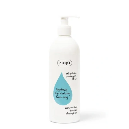 ZIAJA Anti-Pollution łagodzący płyn micelarny 390ml