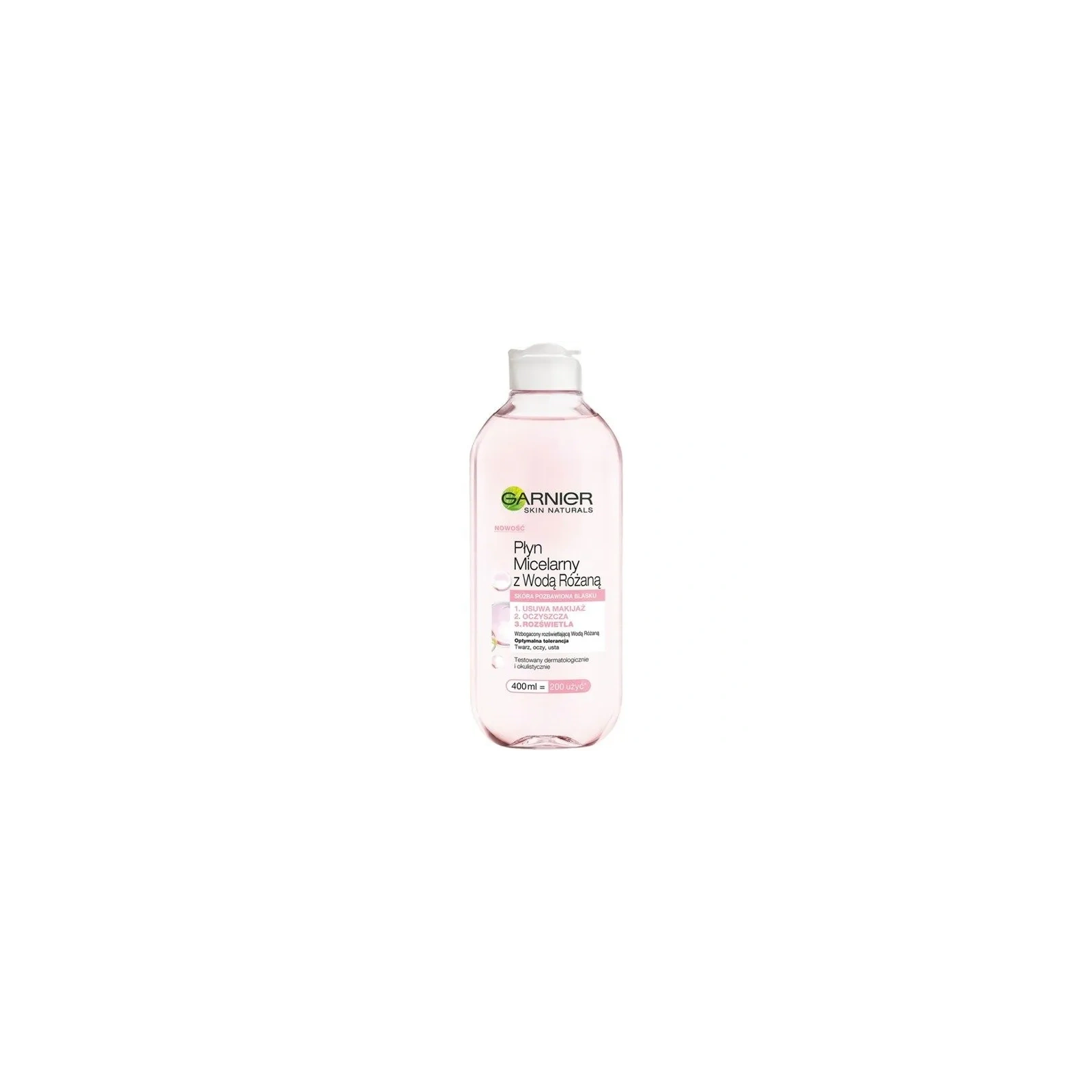GARNIER Skin Naturals płyn micelarny z Wodą Różaną 400ml