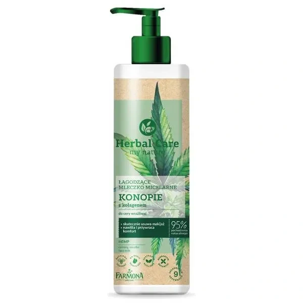 FARMONA Herbal Care Mleczko micelarne Konopie 400ml