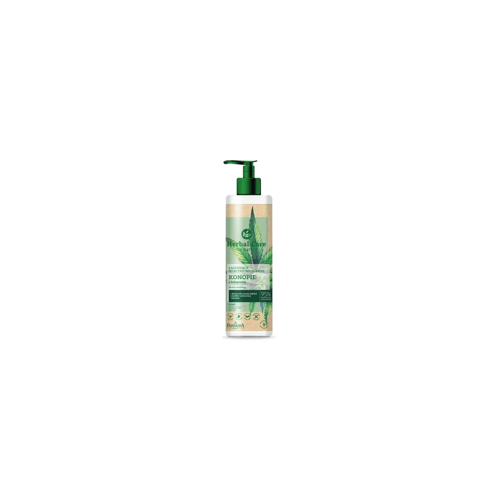 FARMONA Herbal Care Mleczko micelarne Konopie 400ml