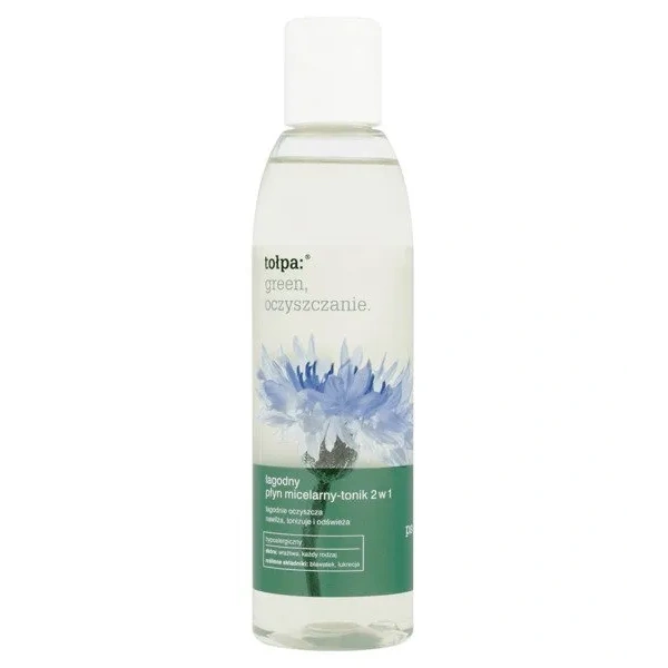 TOŁPA Green Oczyszczanie łagodny płyn micelarny-tonik 2w1 200ml