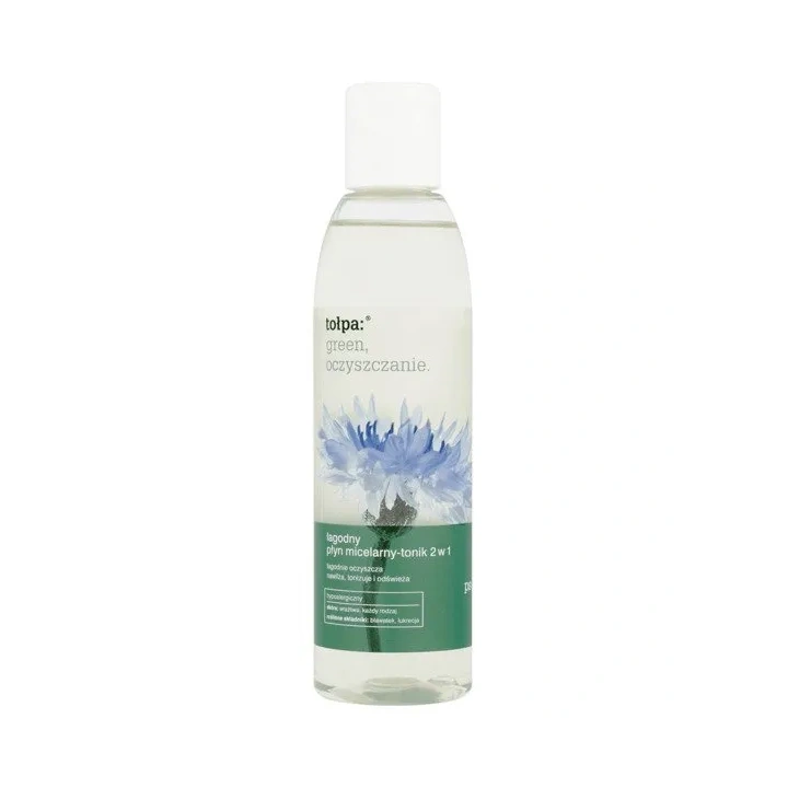 TOŁPA Green Oczyszczanie łagodny płyn micelarny-tonik 2w1 200ml