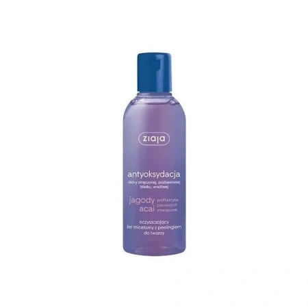 ZIAJA Jagody Acai żel micelarny z peelingiem do twarzy 200ml