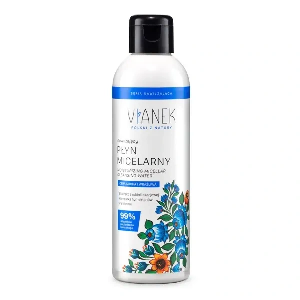 SYLVECO Vianek Nawilżająca płyn micelarny do cery suchej i wrażliwej 200ml