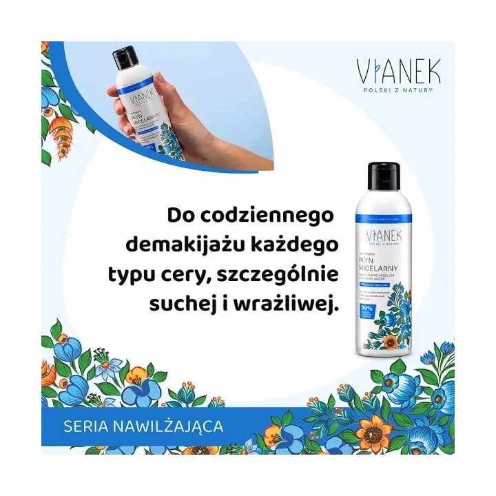 SYLVECO Vianek Nawilżająca płyn micelarny do cery suchej i wrażliwej 200ml