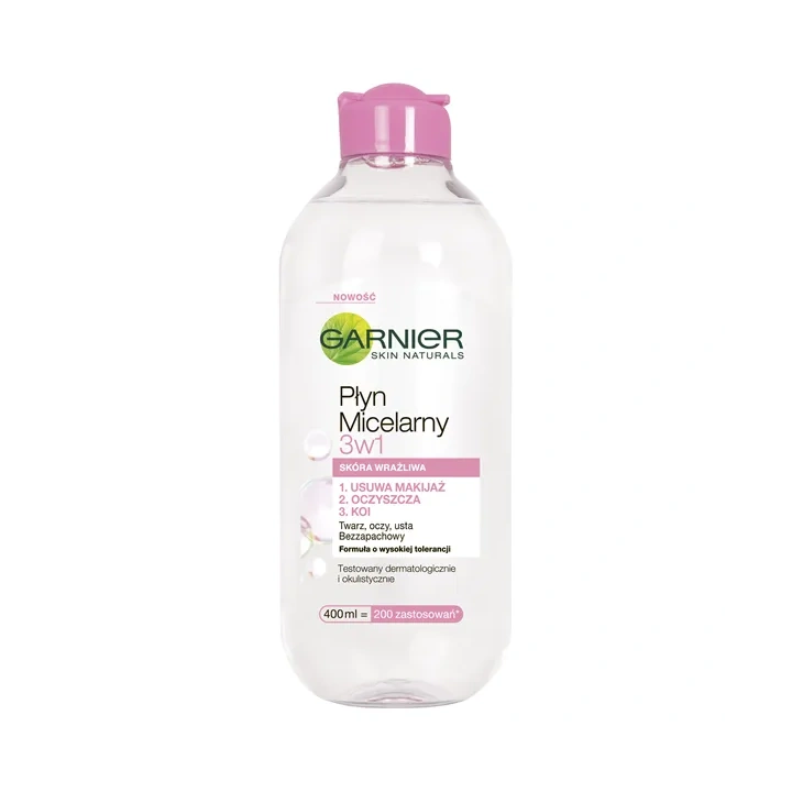 GARNIER Skin Naturals płyn micelarny 3w1 skóra wrażliwa 400ml