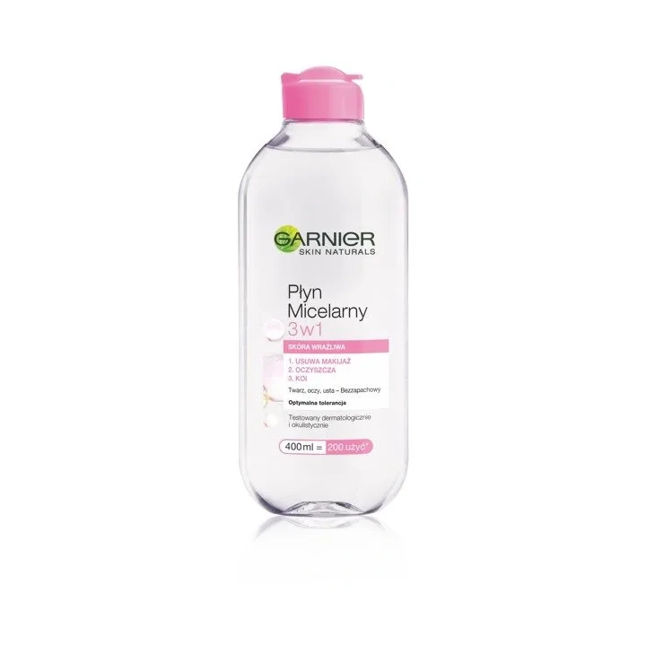 GARNIER Skin Naturals płyn micelarny 3w1 skóra wrażliwa 400ml