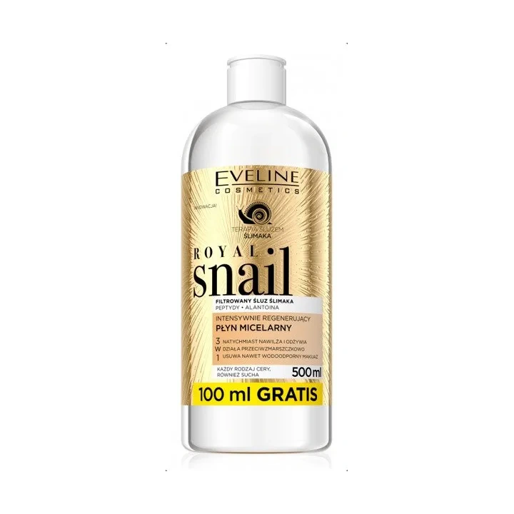 EVELINE Royal Snail płyn micelarny 3w1 500ml
