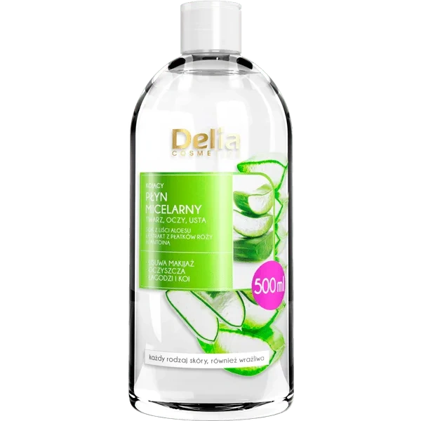 DELIA Kojący płyn micelarny z Aloesem 500ml