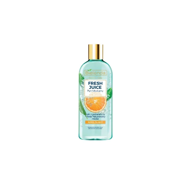 BIELENDA Fresh Juice płyn micelarny Sok z Pomarańczy i Kwas Hialuronowy 500ml