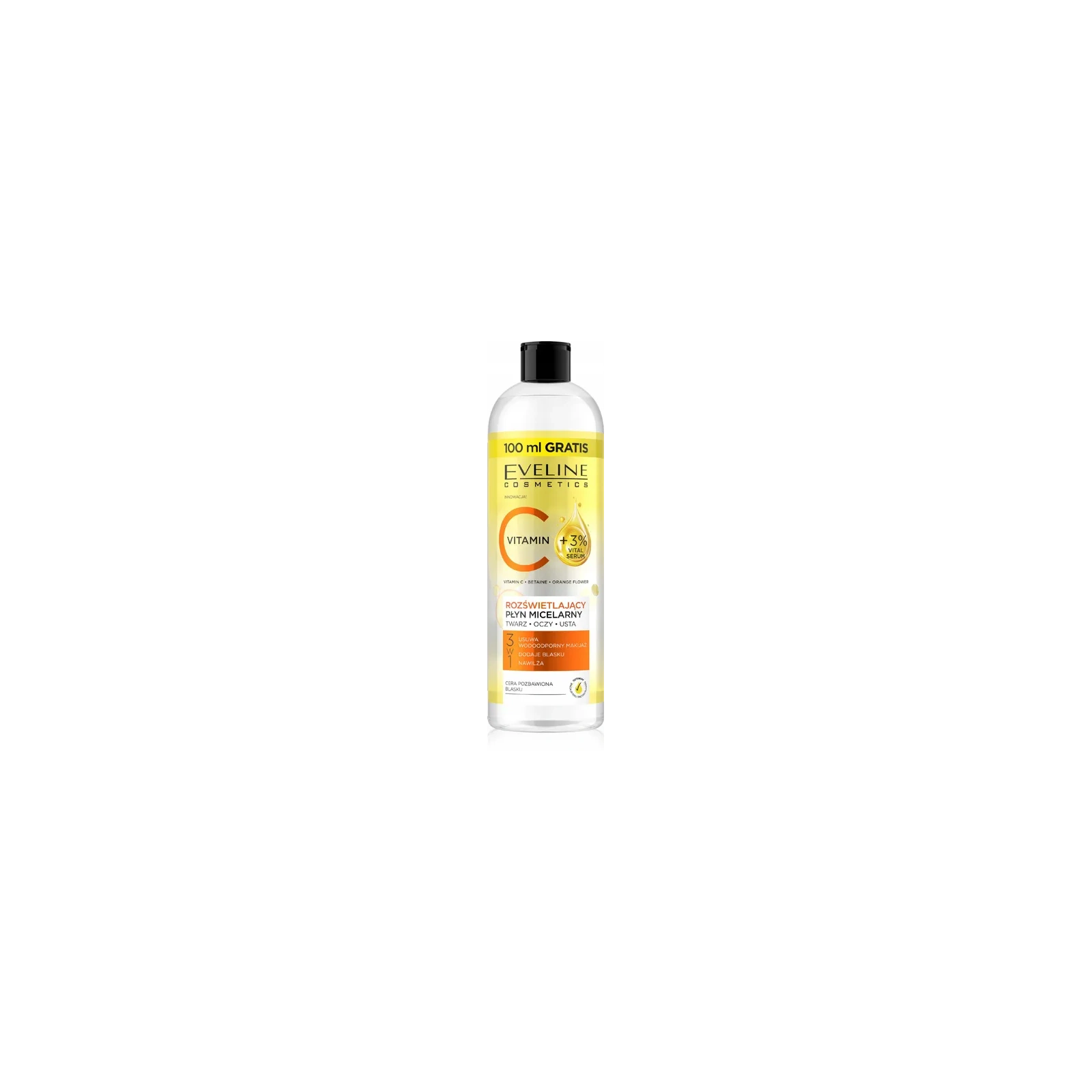 EVELINE Vitamin C rozświetlający płyn micelarny 3w1 500ml