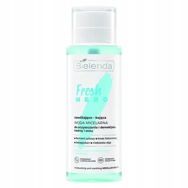 BIELENDA Fresh Hero woda micelarna nawilżająca do demakijażu 400ml