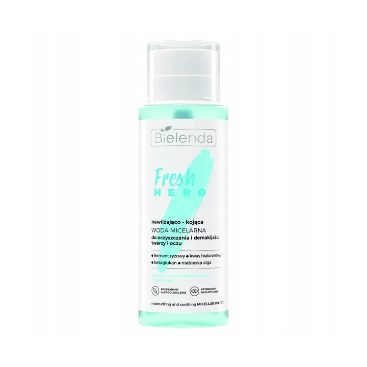 BIELENDA Fresh Hero woda micelarna nawilżająca do demakijażu 400ml