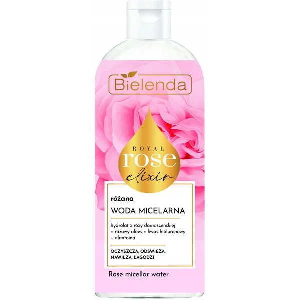BIELENDA Royal Rose Elixir woda micelarna oczyszczająca Różana 400ml