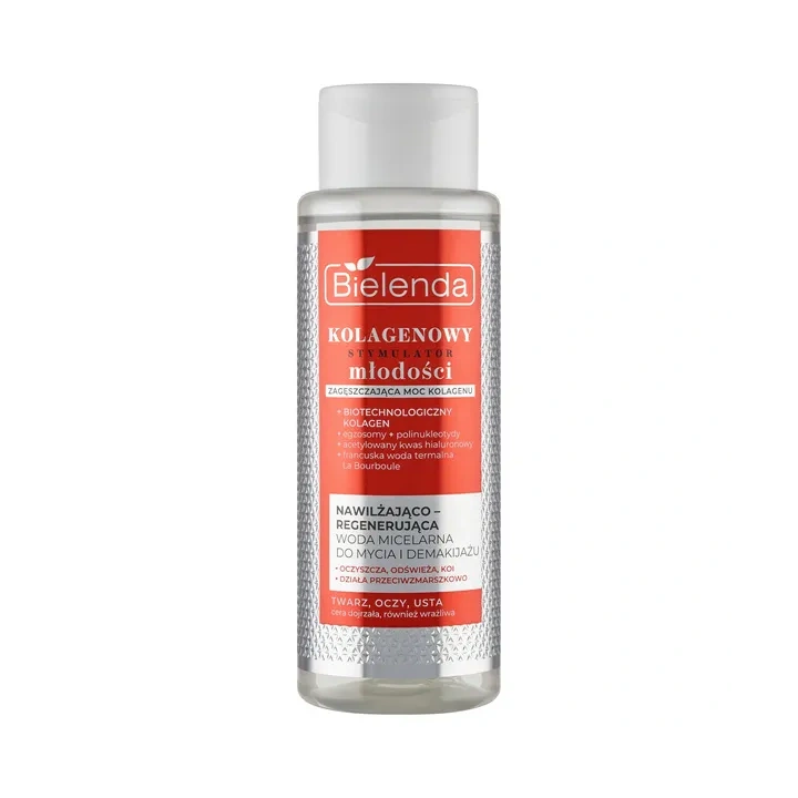 BIELENDA Kolagenowy Stymulator Młodości woda micelarna 400ml