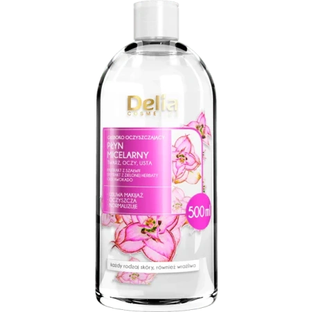 DELIA Głęboko oczyszczający płyn micelarny z Szałwią 500ml