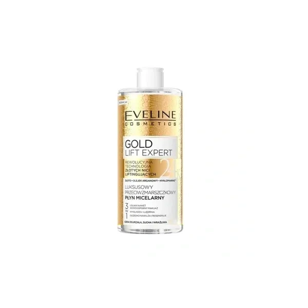 EVELINE 24K Gold luksusowy płyn micelarny przeciwzmarszczkowy 500ml