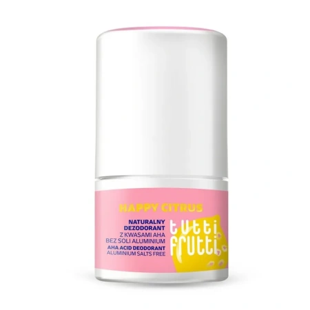 FARMONA Tutti Frutti naturalny dezodorant roll-on bez soli i aluminium Happy Citrus 50ml