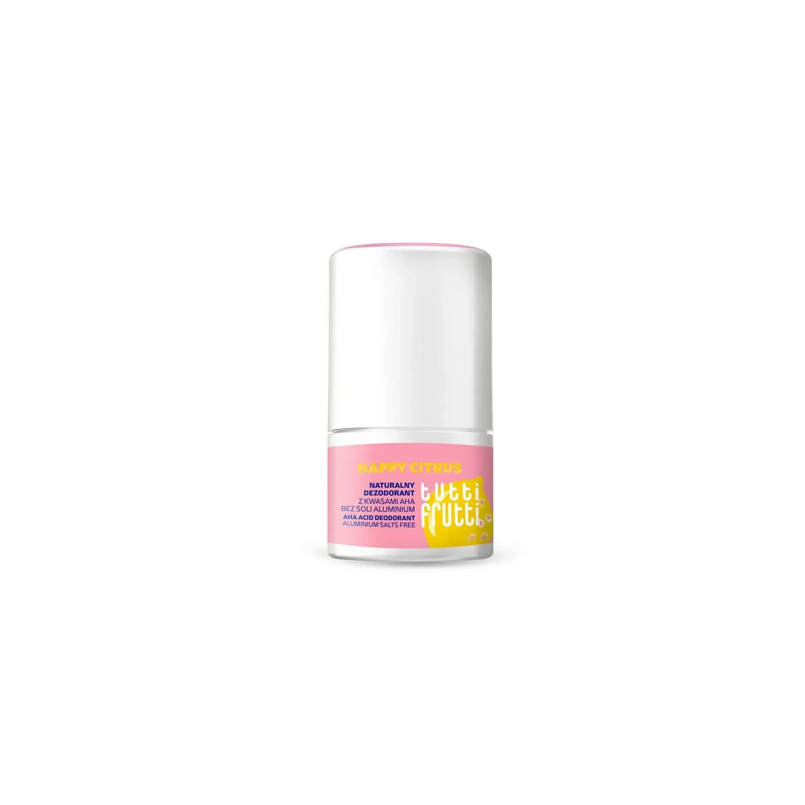 FARMONA Tutti Frutti naturalny dezodorant roll-on bez soli i aluminium Happy Citrus 50ml