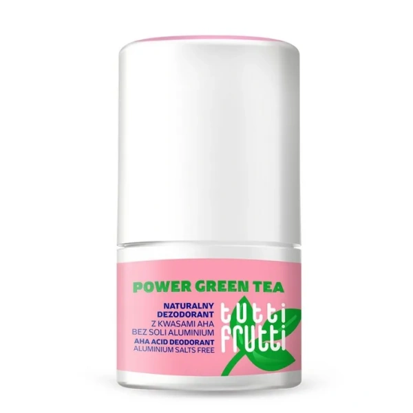 FARMONA Tutti Frutti naturalny dezodorant roll-on bez soli i aluminium Power Green Tea 50ml