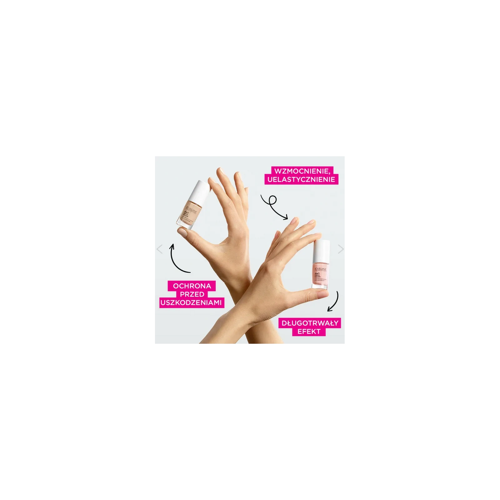 EVELINE Nail Therapy odżywka do paznokci Care&Colour 6w1 Dusty Pink 5ml