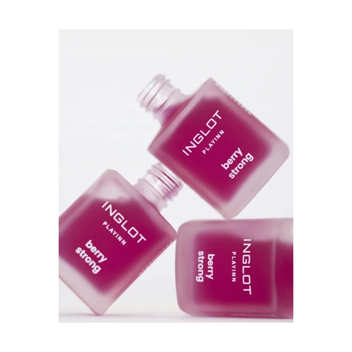 INGLOT Playinn odżywka do paznokci 28 Berry Strong 15ml