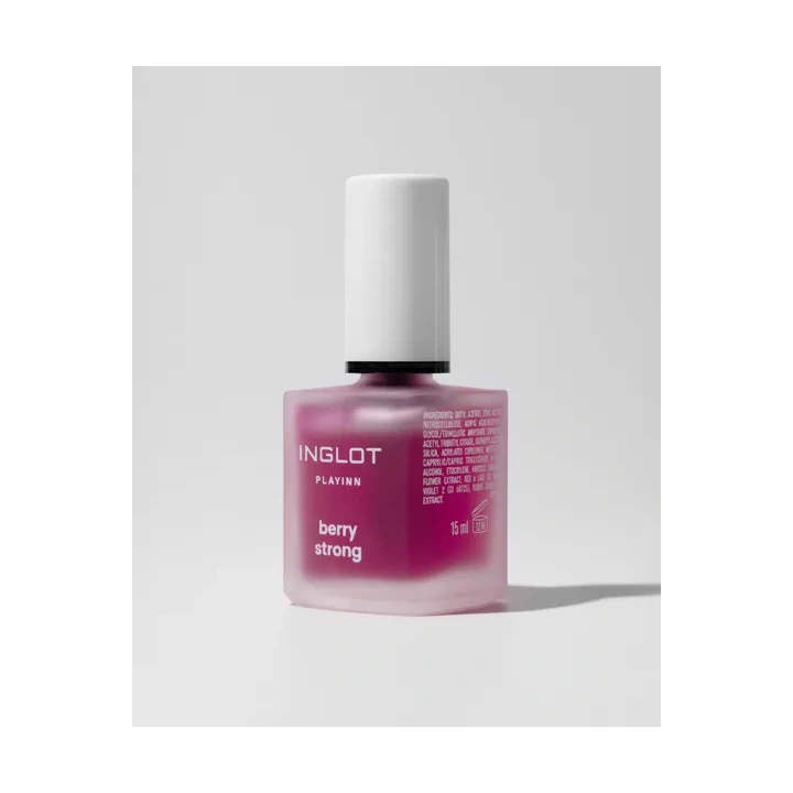 INGLOT Playinn odżywka do paznokci 28 Berry Strong 15ml