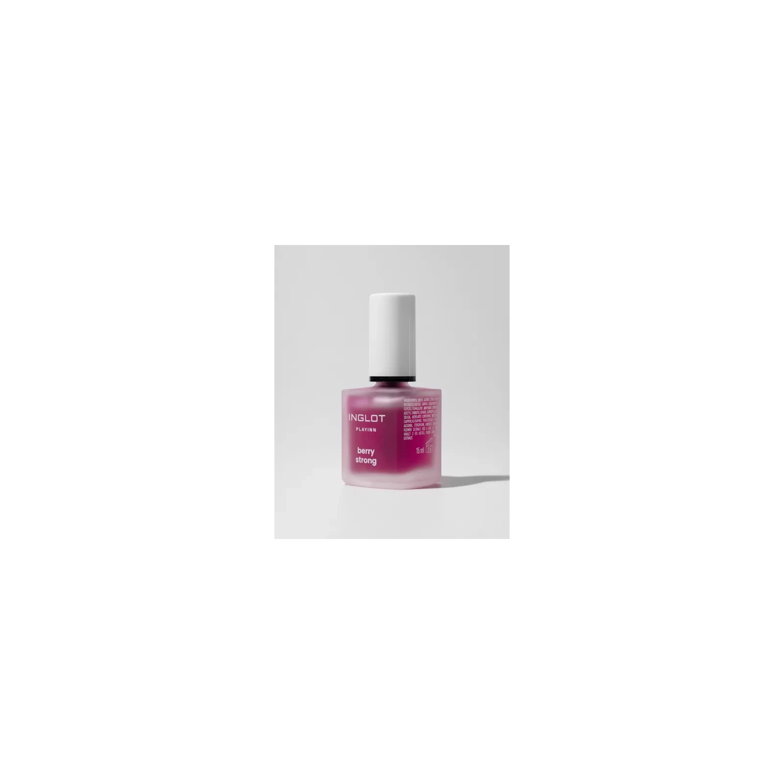 INGLOT Playinn odżywka do paznokci 28 Berry Strong 15ml