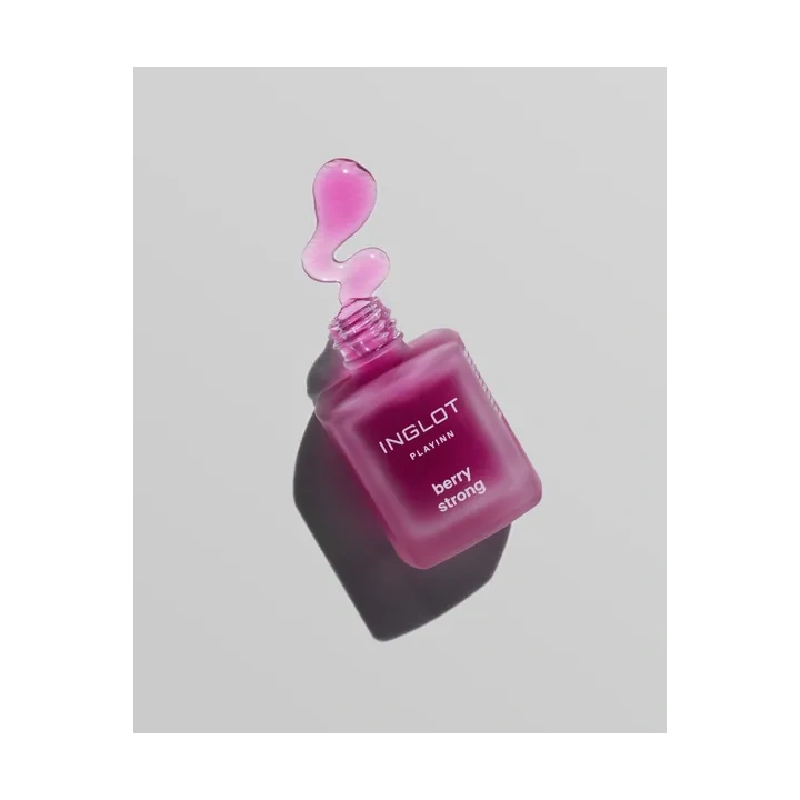 INGLOT Playinn odżywka do paznokci 28 Berry Strong 15ml