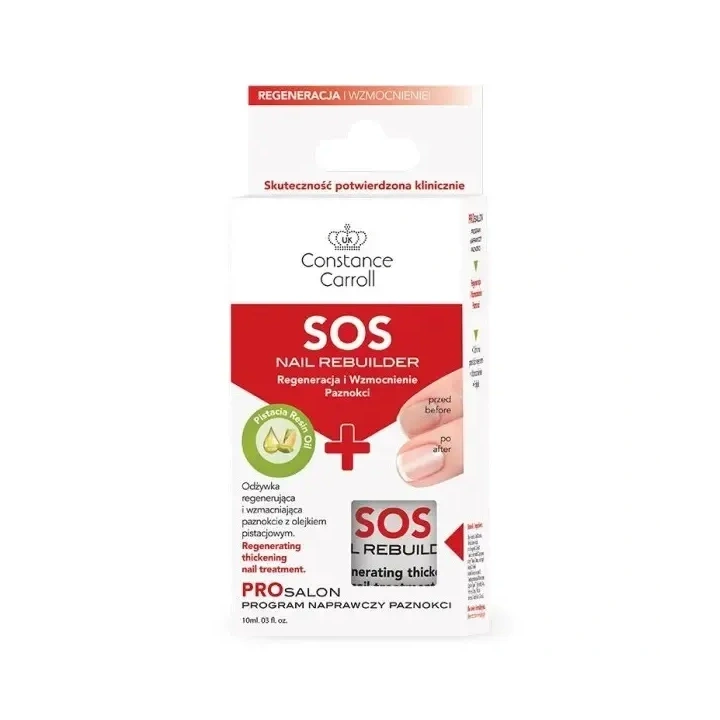 CONSTANCE CARROLL Pro Salon odżywka do paznokci regenerująca SOS Nail Rebuilder 10ml 