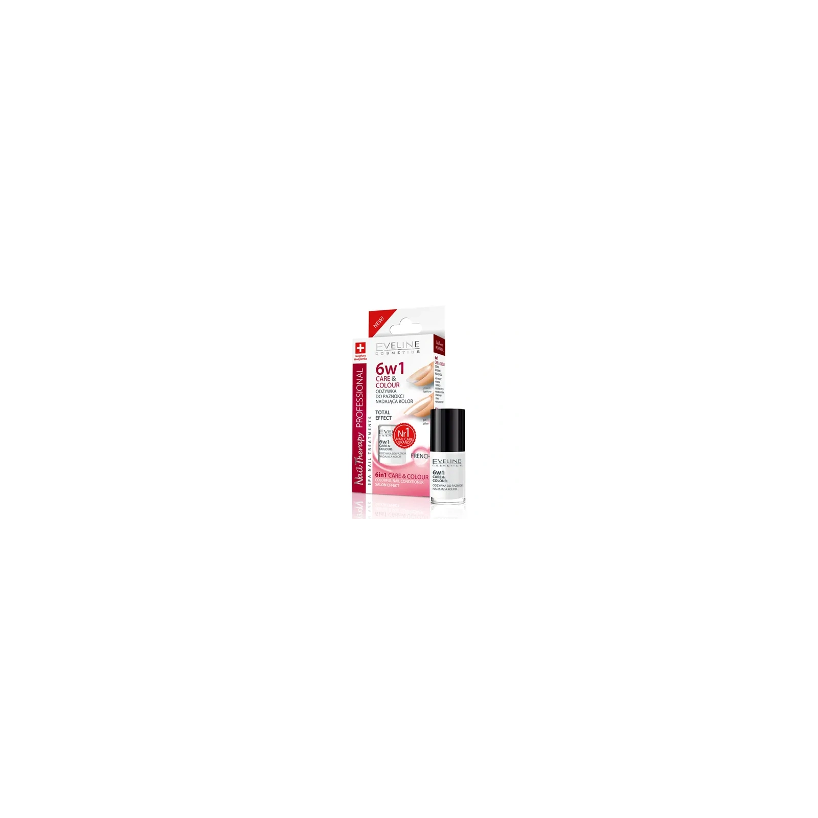 EVELINE Nail Odżywka do paznokci Care&Colour 6w1 French 5ml