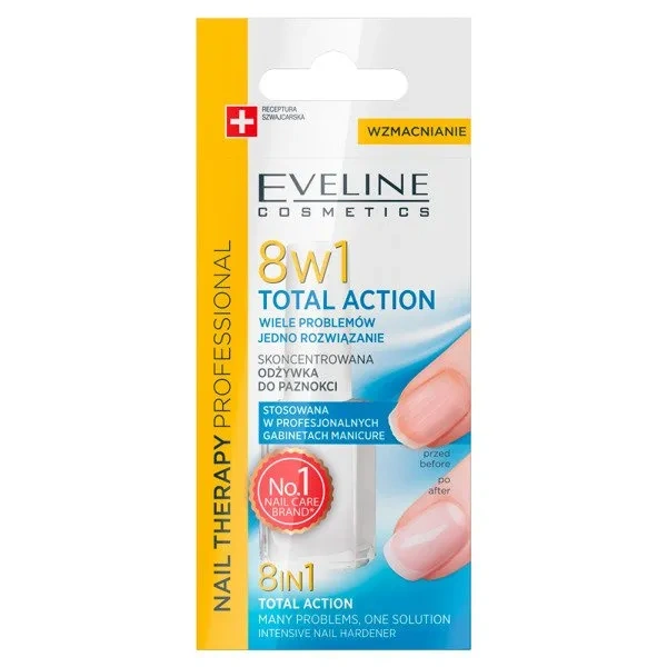 EVELINE Nail Therapy Nagelpflege 8w1 Total Action 12ml