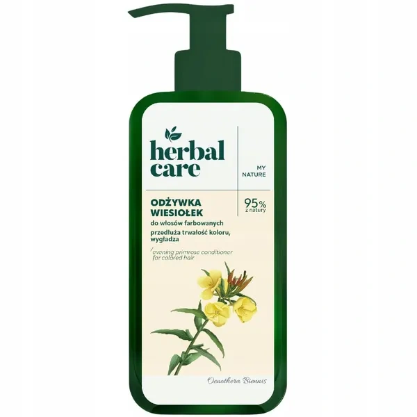 FARMONA Herbal Care naturalna odżywka do włosów farbowanych wygładzająca Wiesiołek 200ml