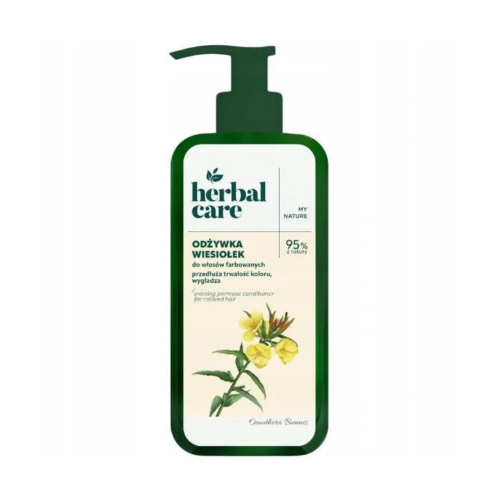 FARMONA Herbal Care naturalna odżywka do włosów farbowanych wygładzająca Wiesiołek 200ml